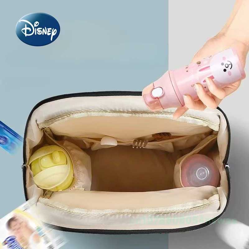 Disney Original New Diaper Bag Luxury Brand Fashion Baby Diaper Bag Cartoon Cute Baby Bag High QualityXJ250412