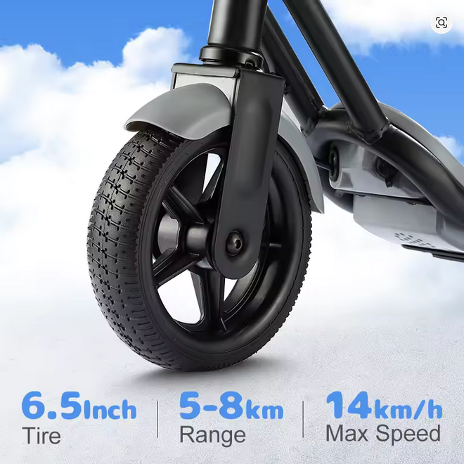 Mankeel MK029 Kids Electric Scooter 6-12 Years Colorful Flashing Lights 6-8km Range Max 14km/h Smart Bluetooth Music E-Scooter