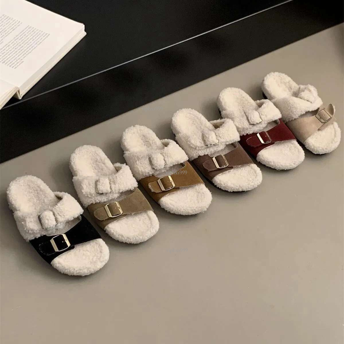 New Free Shipping Designer Shoes Thick Bottom Hairy For Women's Outdoor Wear Autumn And Winter New Korean Version Gentle Fairy Style With Plush C