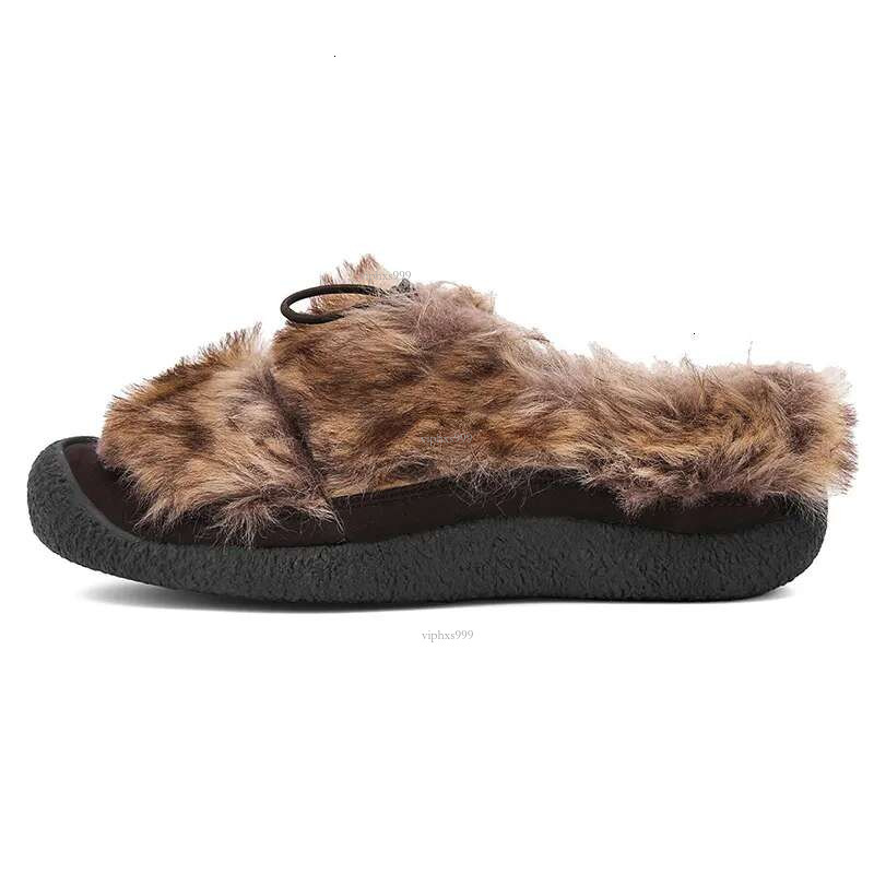 New Free Shipping Designer Shoes Women's Shoes Lamb Hooves, Little Bear Paws One Foot On Fluffy Slippers Women's Outdoor Leisure Home Autumn