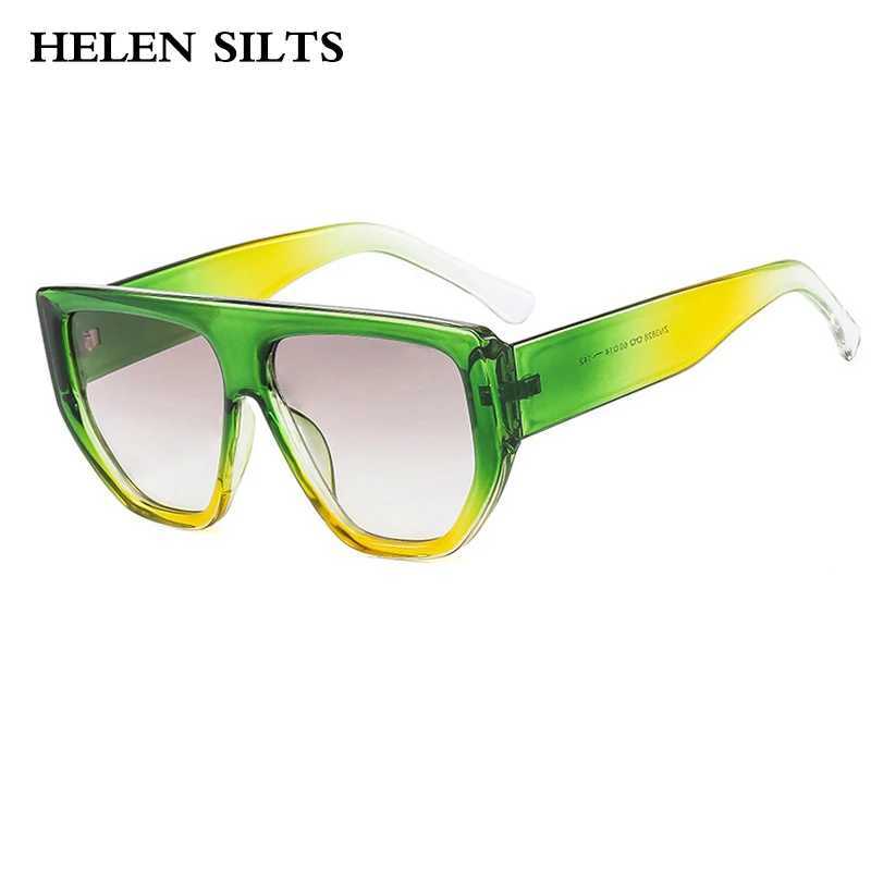 Womens Fashion Gradient Pilot Sunglasses UV400 Eye Protection Brand Design Eyewear Sun ShadesC250412