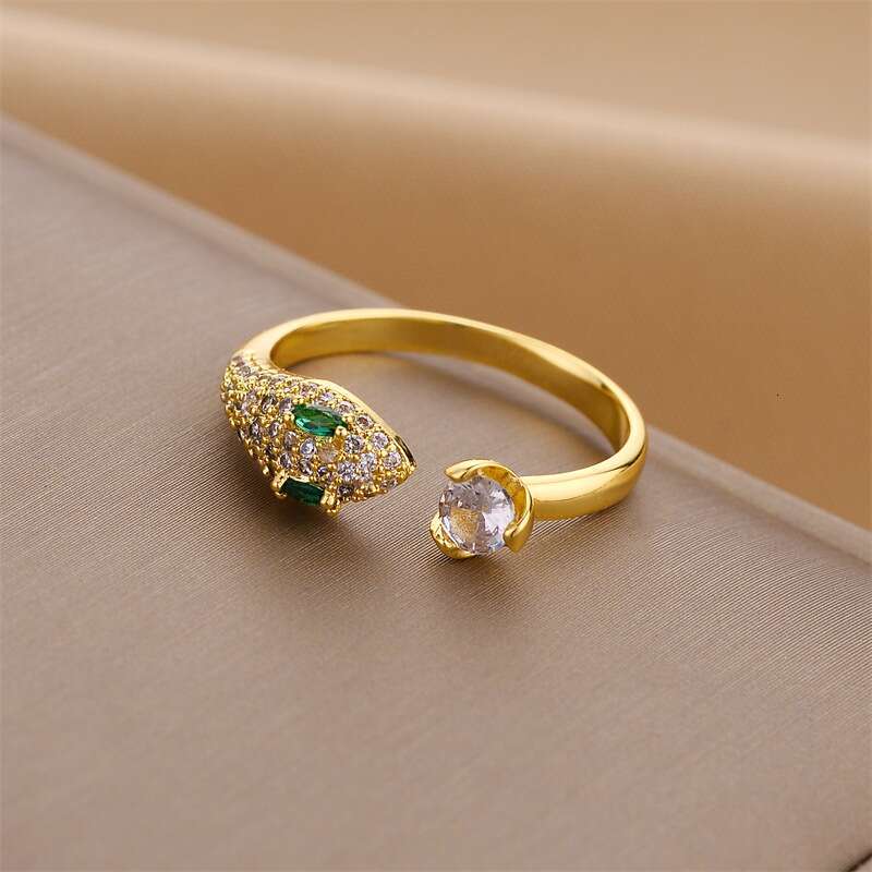 Ring Designer Luxury rings copper plated with 18K gold Niche Personality High End for Women Light Luxury Pearl Zircon Open Ring Jewelry gift
