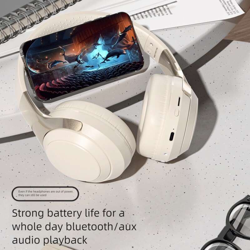 Famous Brand Over Ear Bluetooth Wireless Earbuds Business HIFI Sound Long Battery Life Headphones