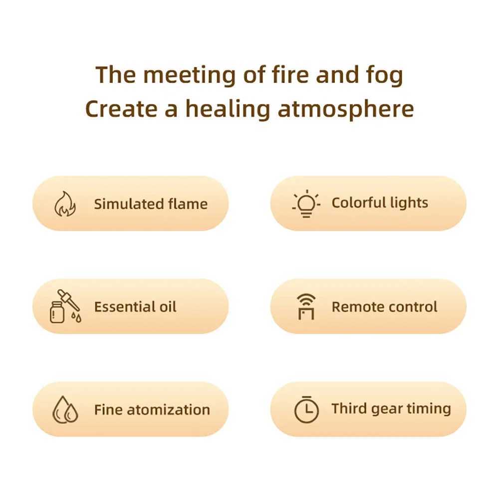 Bedroom Desktop Simulation Electric Fireplaces Home Decoration Ornaments with Atmosphere Light Creative Office Decorations Y251113as