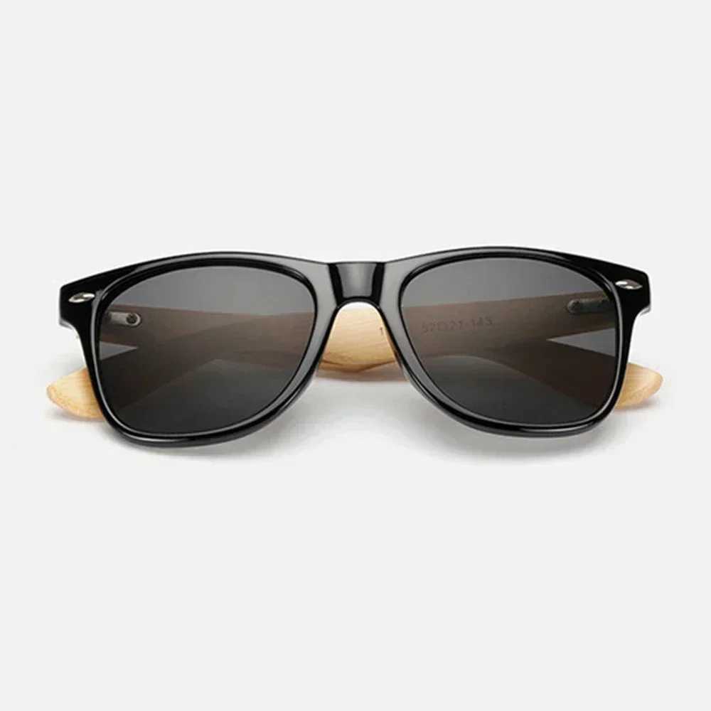 Natural Wooden Sunglasses for Men and Women Polarized Fashion Sun Glasses with Original Wood FrameC250412