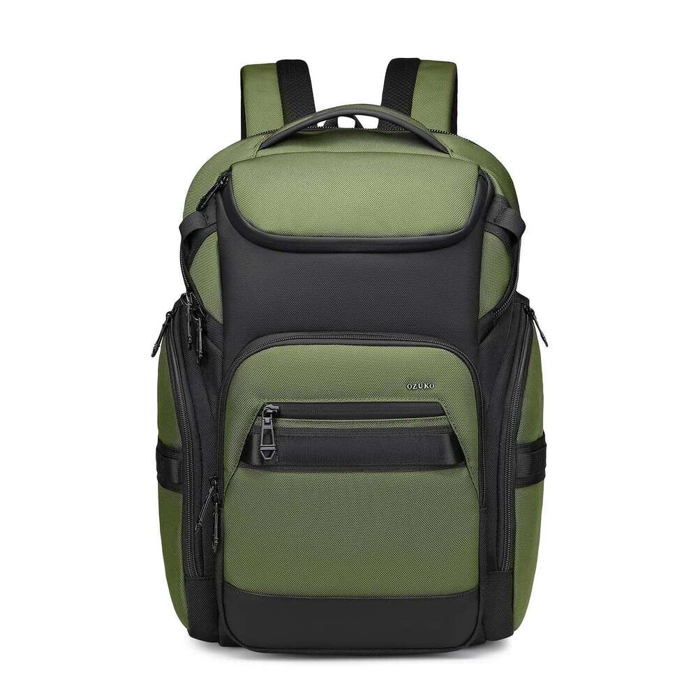 OZUKO Men Multi Compartment Multifunction Large Capacity Waterproof Backpacks 15.6 Laptop Backpack Travel Business Bag
