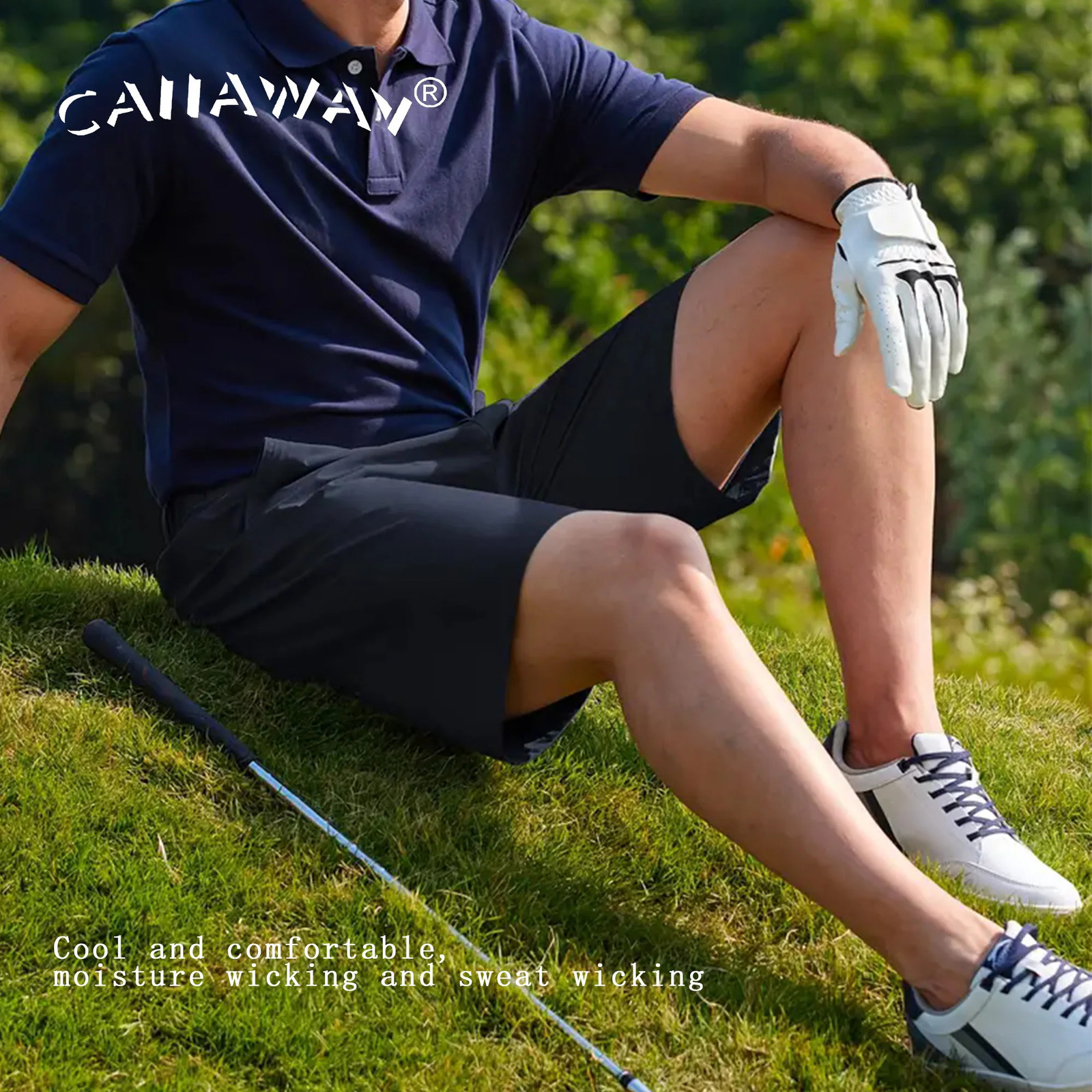Golf Shorts Mens Pants Summer Waterproof Sports Ball Pants Elastic Mens Pants Golf Mens Pants 250411