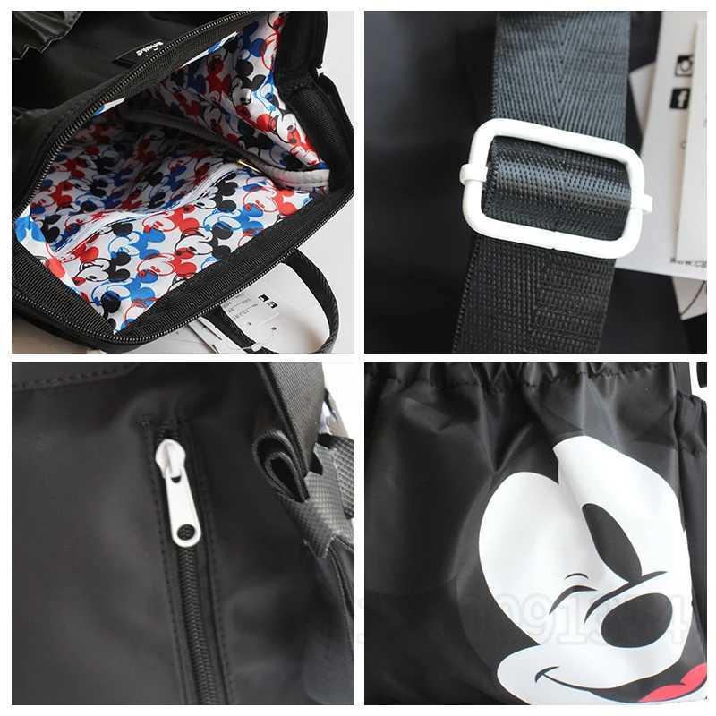 Disney Mickey New Diaper Bag Backpack Large Capacity Multifunctional Baby Diaper Bag Cartoon Cute Lightweight Outdoor Mommy BagXJ250412