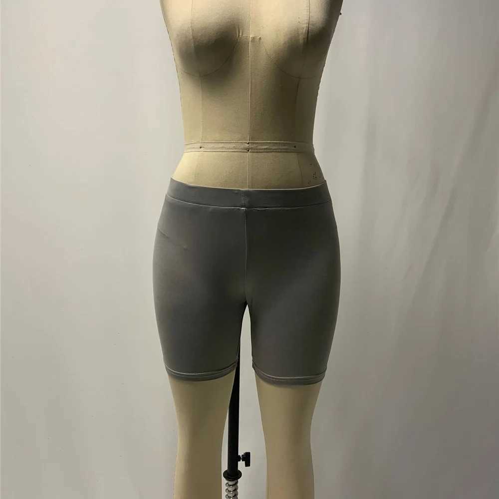 Gym shorts womens fitness exercise bike 4.5-inch low rib impact shorts sports tight buttocks yoga seamless legs Y250412