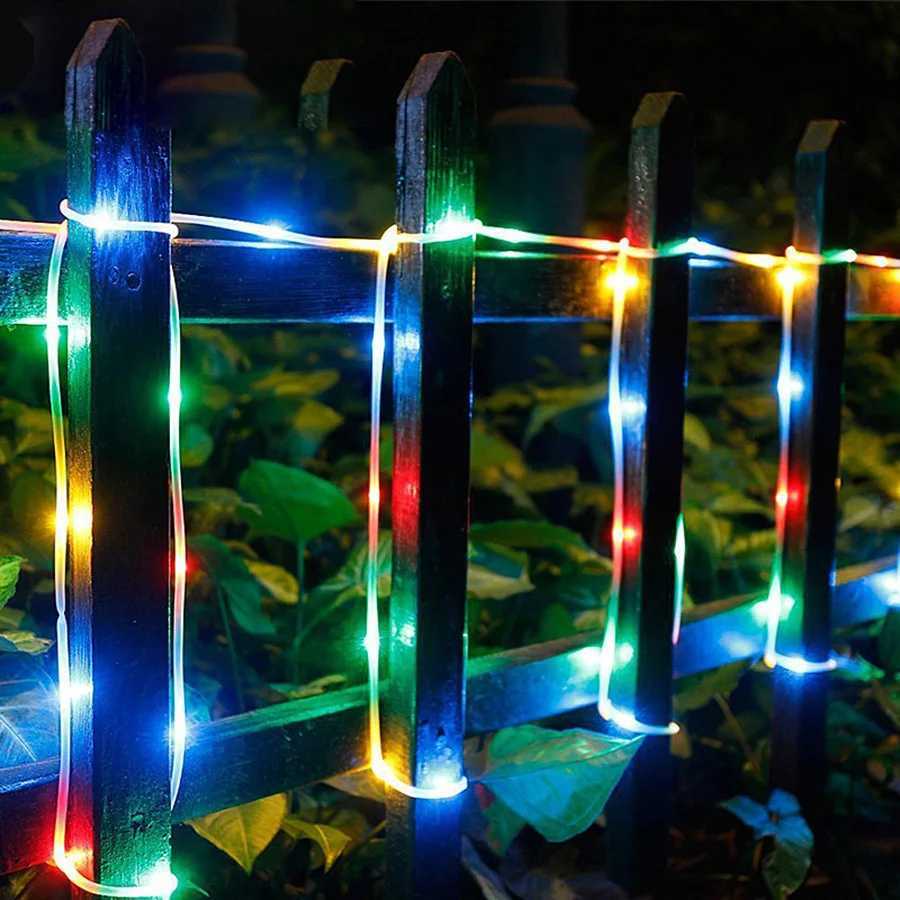 10M 20M 30M LED Tube Rope String Light Outdoor Waterproof 8 Modes Christmas Garland Fairy Lights for Garden Yard Path Tree Decor M251113