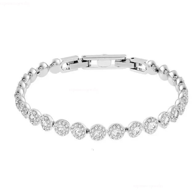 Designer Swarovskilys Jewelry Set Gift Packing Rhinestone Woman Necklace Bracelet Earrings Sets Jewelry Christmas Valentine's Day Gifts Top Quality Jewelry 058