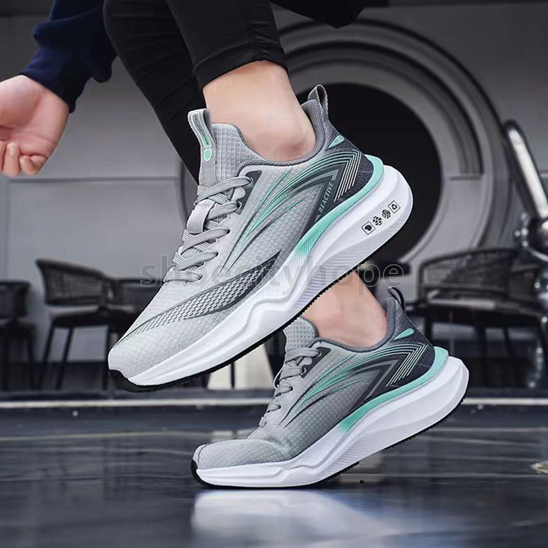 lightweight breathable running shoes mens trainers durable anti-slip sole sneakers for men sports enthusiasts runners shoes size 37-46