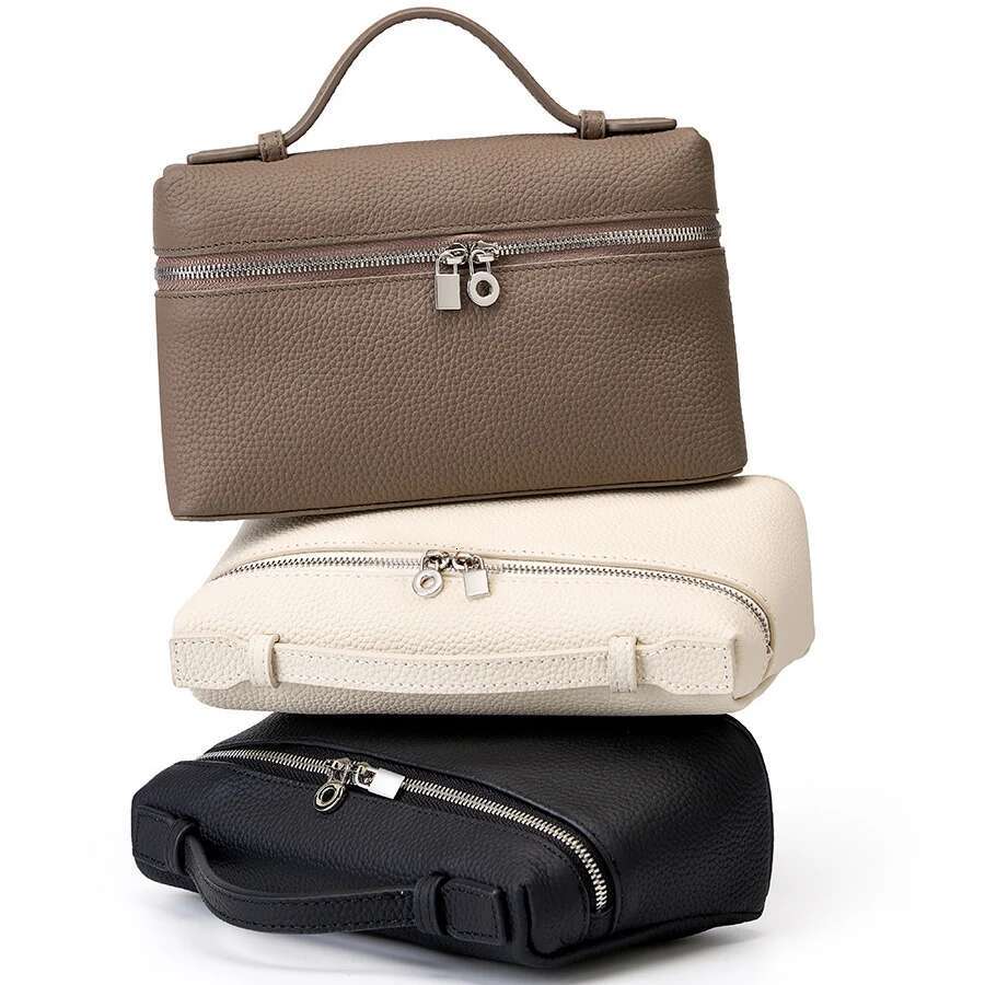 Cowhide Crossbody For Women High Quality Small Top-Handle Pouch Designer Fashion Bag Detachable Shoulder Strap