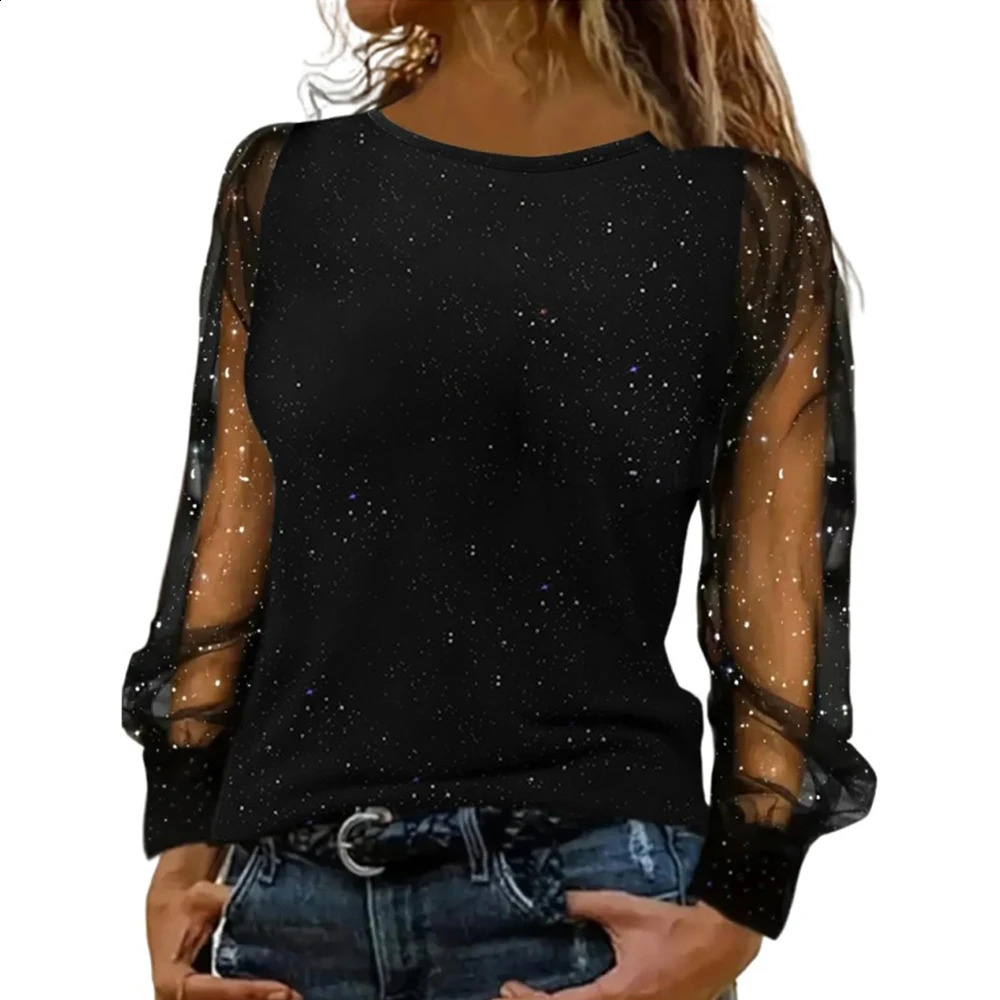 Womens casual Tshirt top 2025 winter long sleeved womens slim fit sexy basic Korean solid color floral 250407