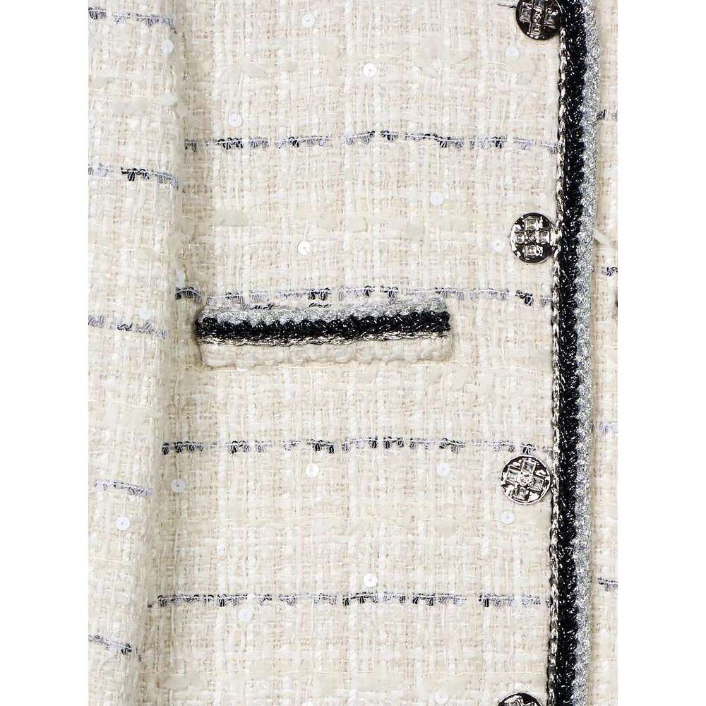 Designer Clothes 2025 New Style Fashionable, Elegant And Comfortable Tweed Jacket French Light High-End Age-Reducing Top