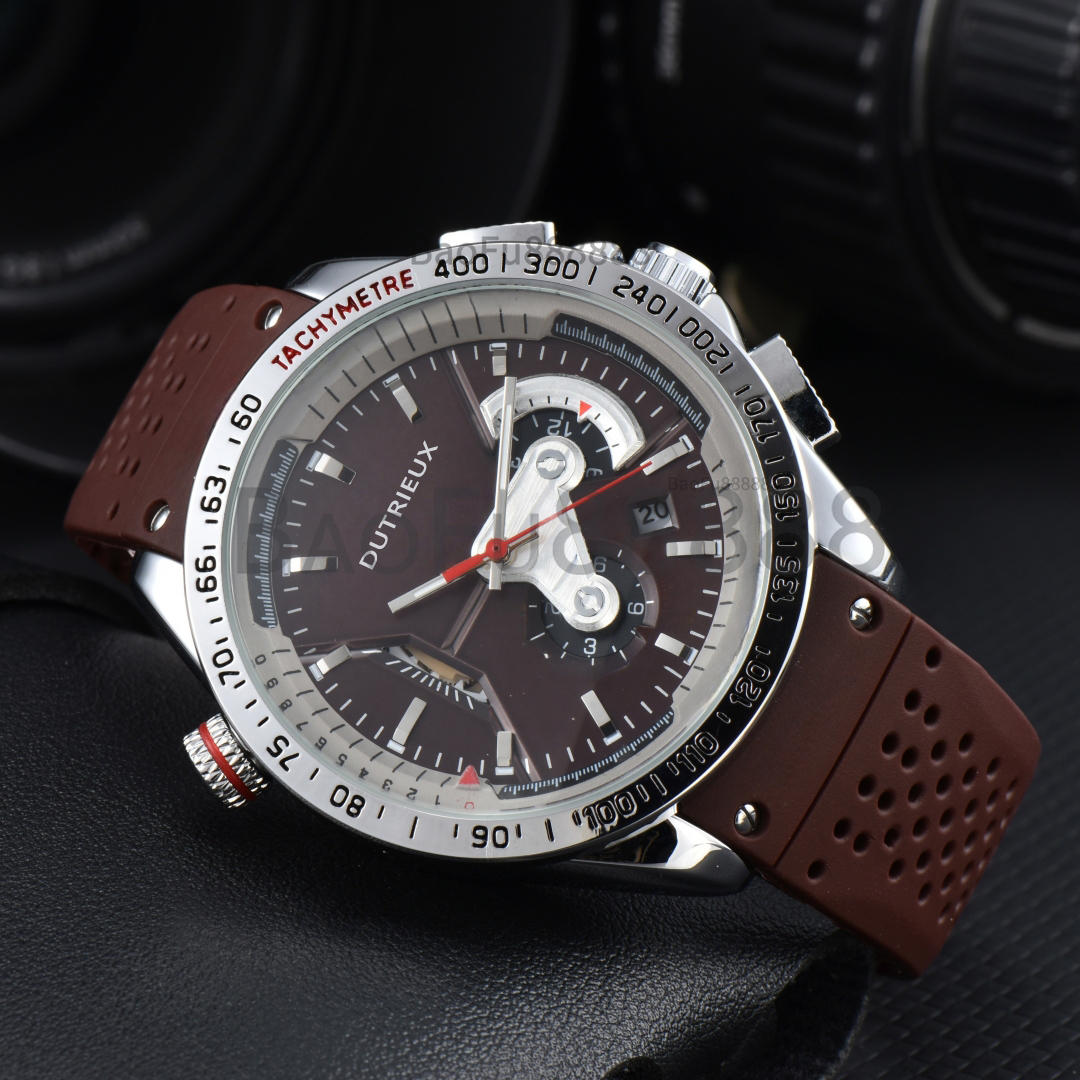 Popular Models 2026 Luxury Watches for Men Business Casual Rubber Strap Quartz Automatic Date Automatic Date Top Male AAA Clock for Gift Wholesale Dropshipping