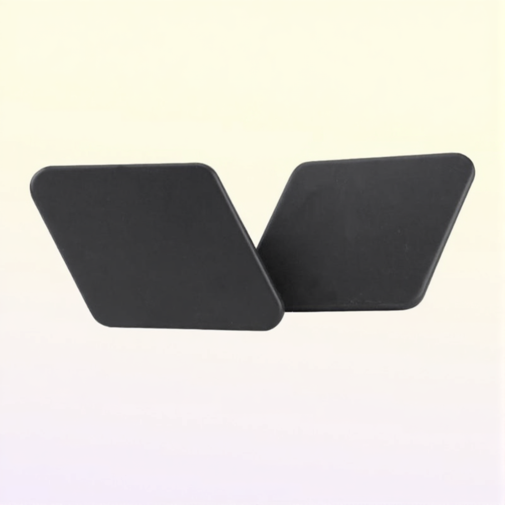 2Pcs Bumper Cover Dustproof Lightweight ABS Car Headlight Washer 61678031307 61678031308 For 3 Series E90 20052009 Sunshade