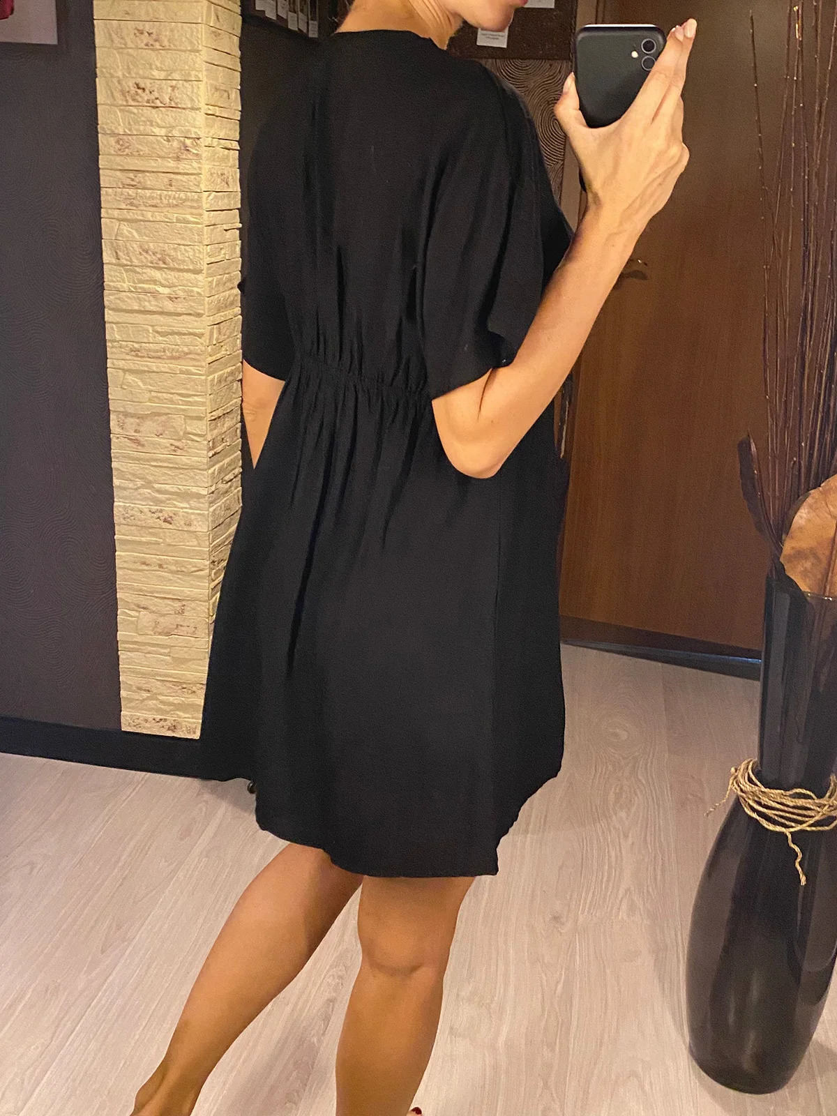 4 Colors V Neck Lace Short Sleeve Tunic Beach Cover Up Cover-ups Beach Dress Beach Wear Beachwear Female Women V5638 250409