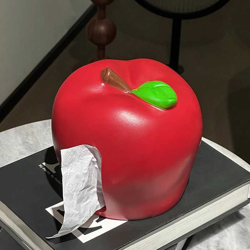 Cartoon Cute Apple Tissue Box Living Ro Tea Table He Decor Creative Desktop Paper Drawer Box Decor Y251112