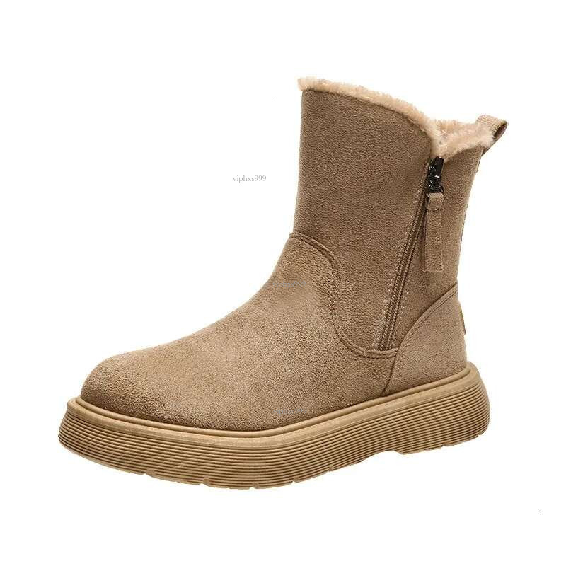 New Free Shipping Designer Shoes Snow Boots For Women 2025 Winter Fur Integrated Warm And Plush Thick Boots Anti Slip Cotton Shoes