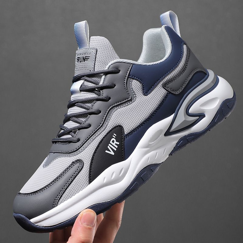 New High Quality Men's Sports Spring Summer Versatile Soft Sole Cushioned Wear Resistant Running Shoes Lightweight Breathable Outdoor Sneakers