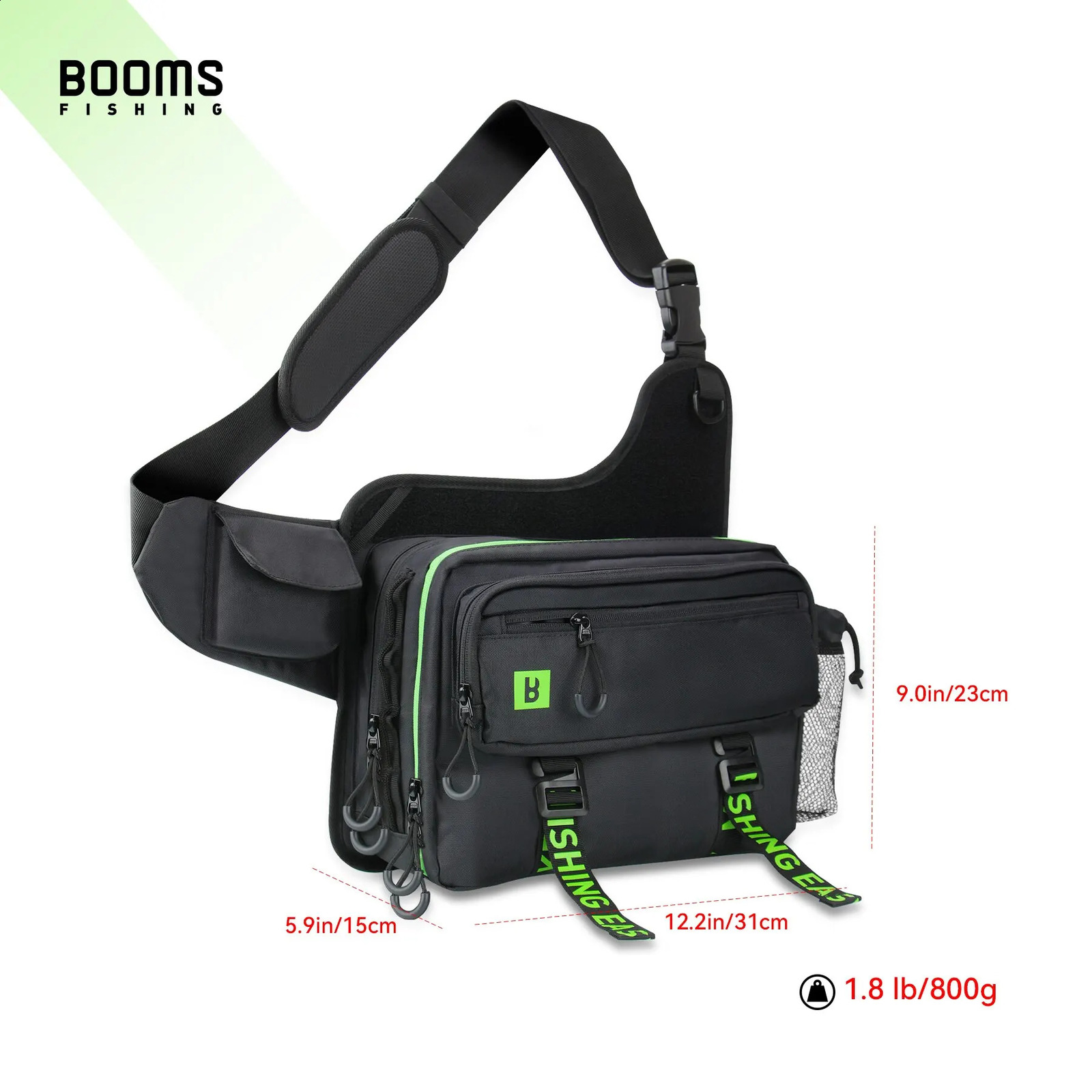 Booms Fishing IB1 High Capacity Rod Storage Bag Large Freshwater Backpack Carpishing Professional Equipment 250410