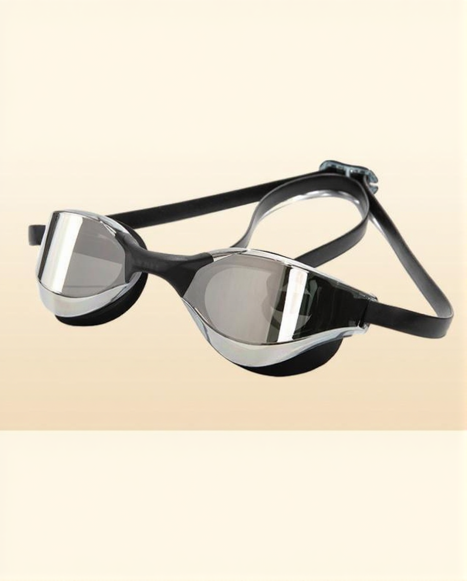 COPOZZ Professional Waterproof Plating Clear Double Antifog Swim Glasses AntiUV Men Women eyewear swimming s with case 220706