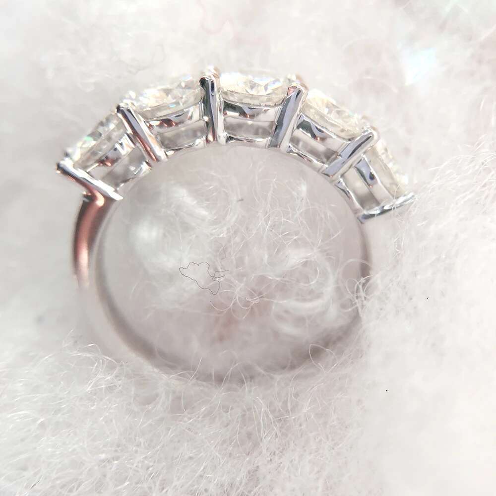 14k White Gold Lab Grown Diamond Ring 1.5CTW Engagement Ring CVD hpht Diamond Wedding Jewelry For Bride