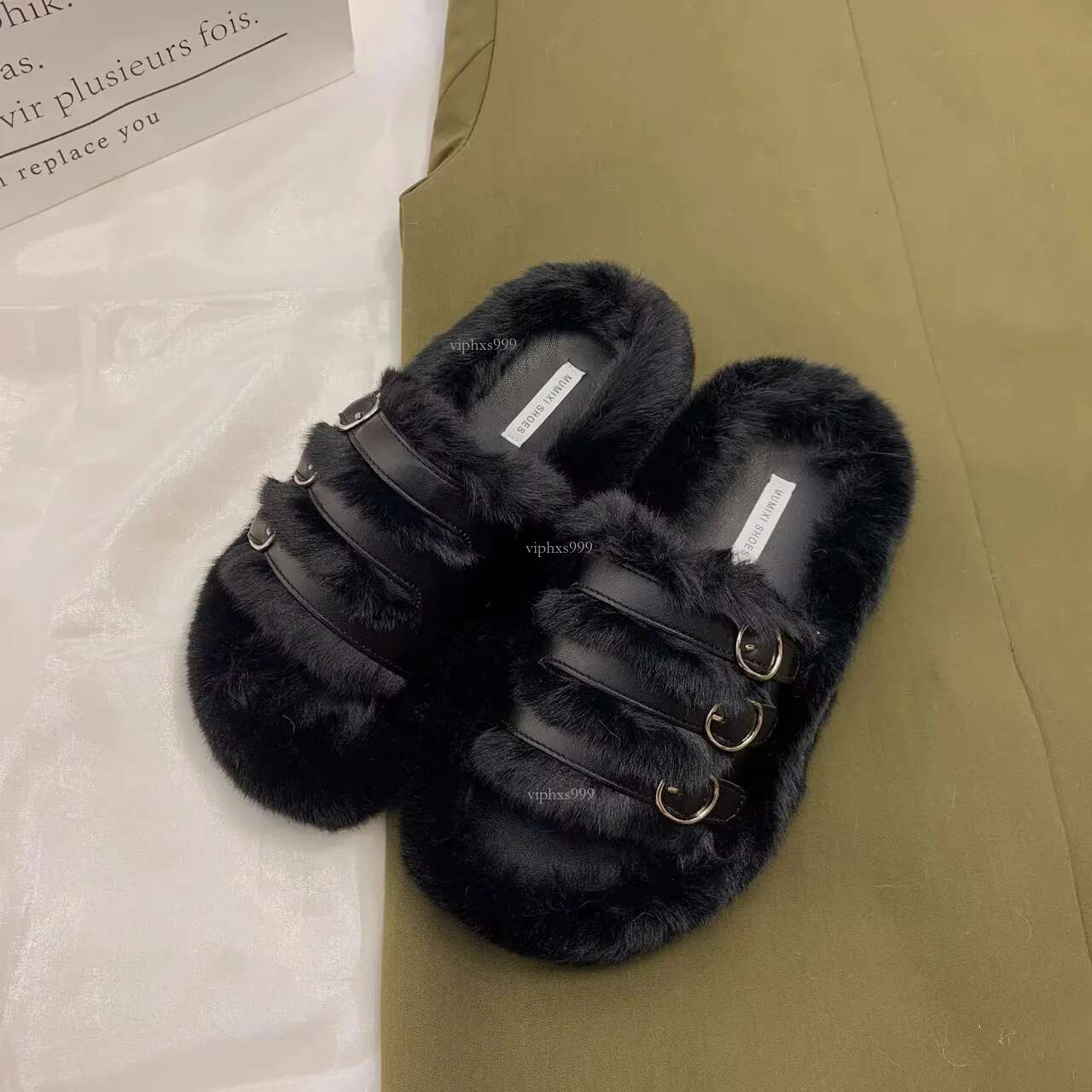 New Free Shipping Designer Shoes Fan Gui Niche Design Sense Thick Sole Height Increasing Fairy Slippers For Outdoor Wear Internet Autumn And Winter La