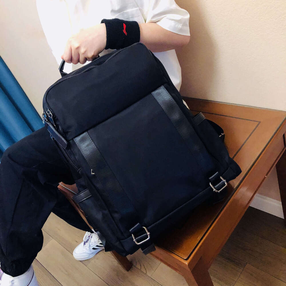 Backpack lightweight functional high-end business casual men's Oxford cloth computer backpack