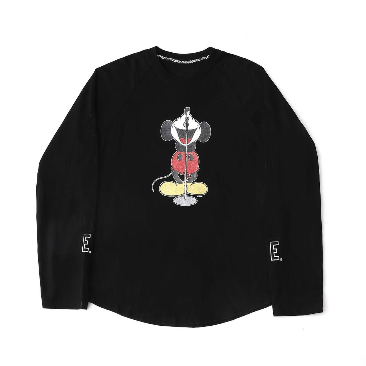 Raglan L/S TOP T-Shirt O-Neck Cotton Loose Tee High Street Crack Letter Print Men Women Long Sleeve Hoodie Tops