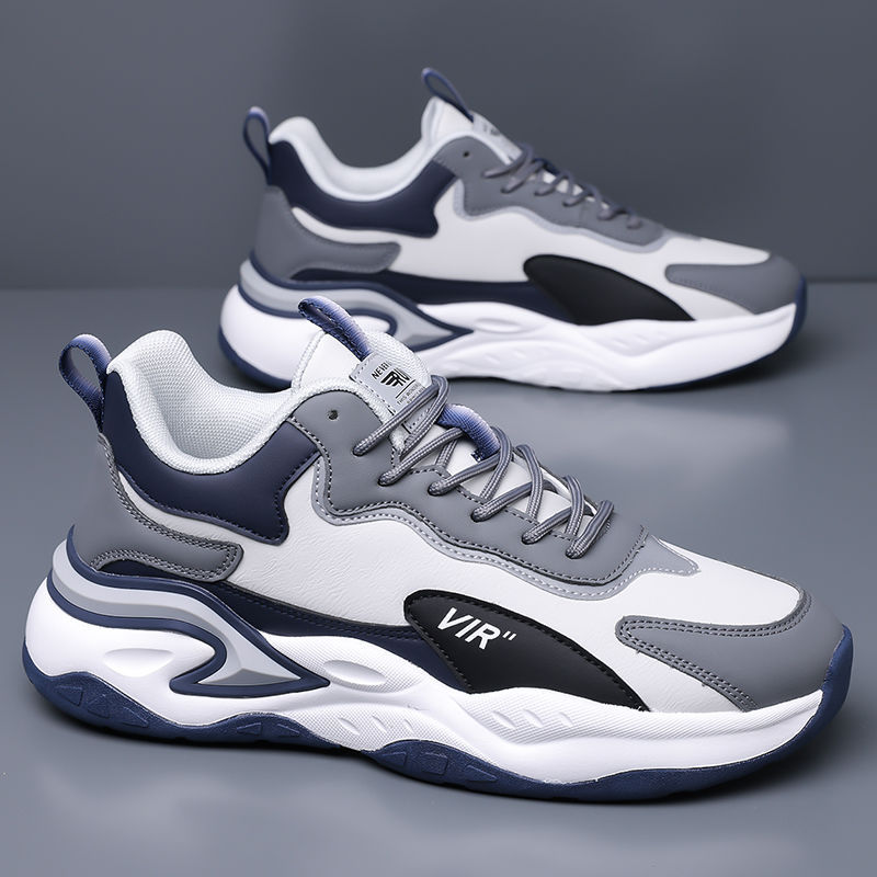 2025 New High Quality Sports Shoes Men Spring Summer Versatile Soft Sole Cushioned Wear Resistant Running Shoes Lightweight Breathable Outdoor Sneaker