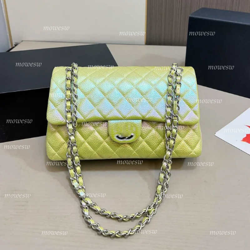 Designer Ladies Shoulder Bag cm Colored Leather Clamshell Quilted GoldSilver Hardware Metal Matilas Chain Hand Crossbody Bag Makeup Bag Dinner Bag Shopping Bag
