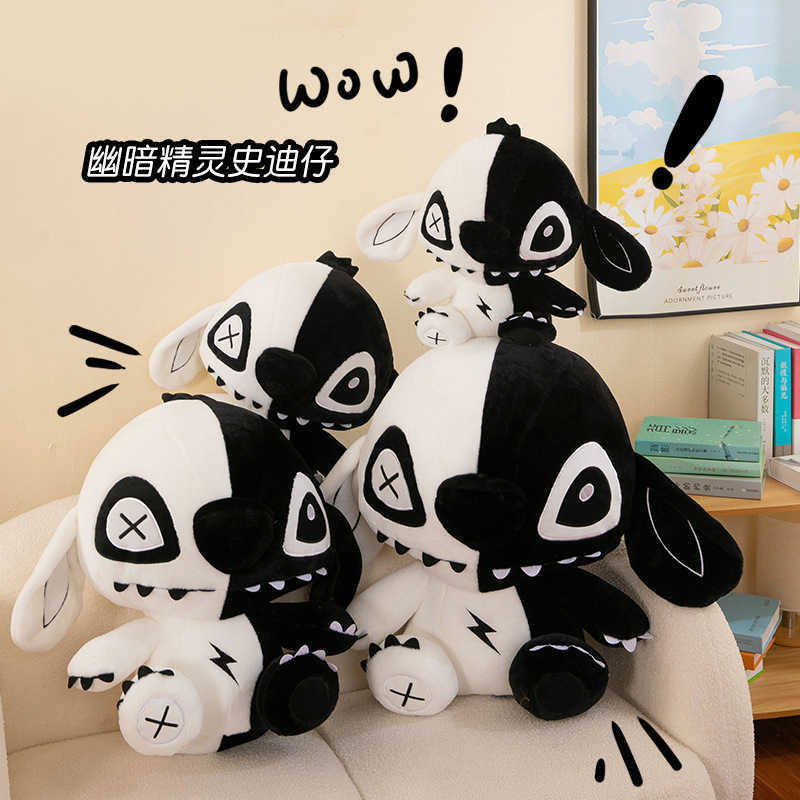 Dark Ghost Stitch Plush Toy Childrens Pillow Doll Boy Gift Doll Y250412E6V0