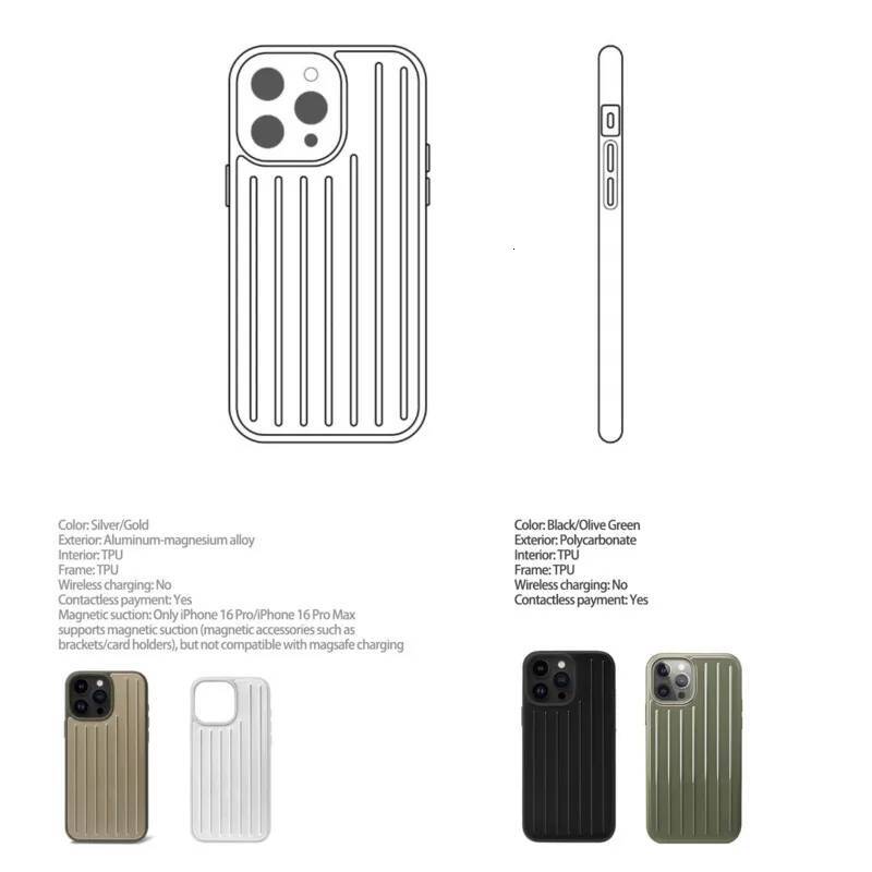 Fashion 3D Corrugated Stripe Stylish Busine Lage Phone Case for IPhone 17 Pro Max 16 15 14 13 Hard Shockproof Bumper Cover