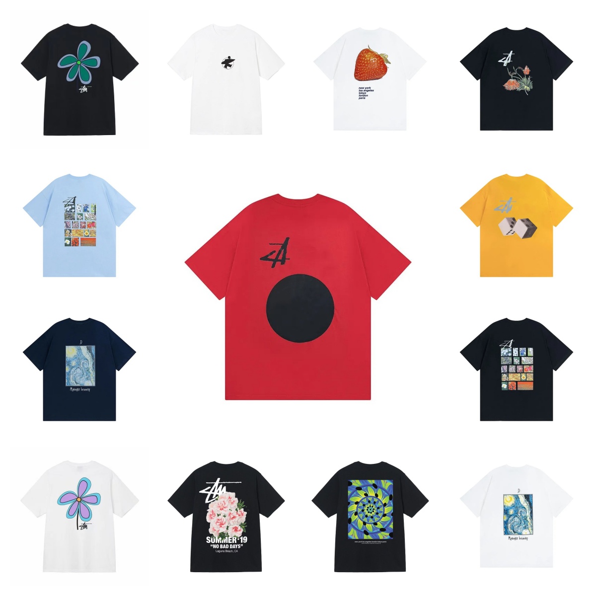 Mens Designer T Shirt Cotton Letter Print Graphic Tee Hip Hop Loose Short Sleeve Tops Men Streewear T Shirt Designer