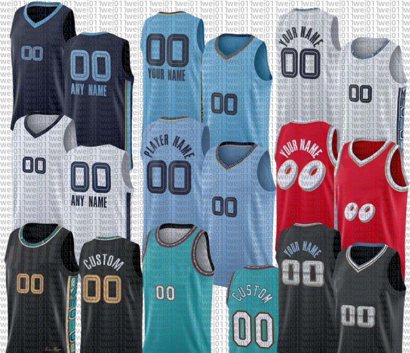 Men women Ja Morant Vince Williams Jr. Brandon Clarke Javon Small Cam Spencer Zach Edey John Konchar PJ Hall Olivier-Maxence Prosper Charles Bassey Basketball Jersey