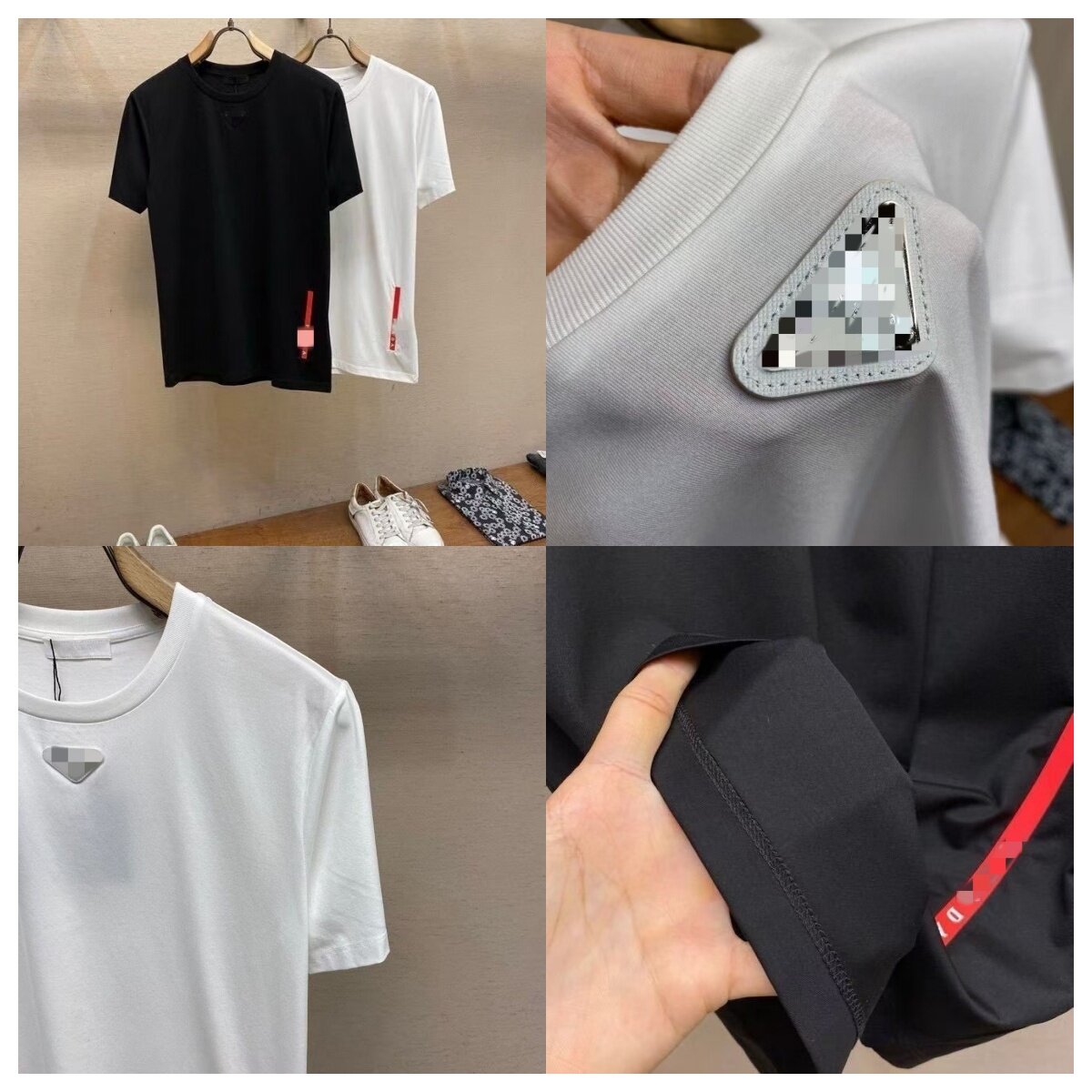 Italy Designer Summer Tees T-shirt Pure Cotton Men's Women P Brand 2026 boy