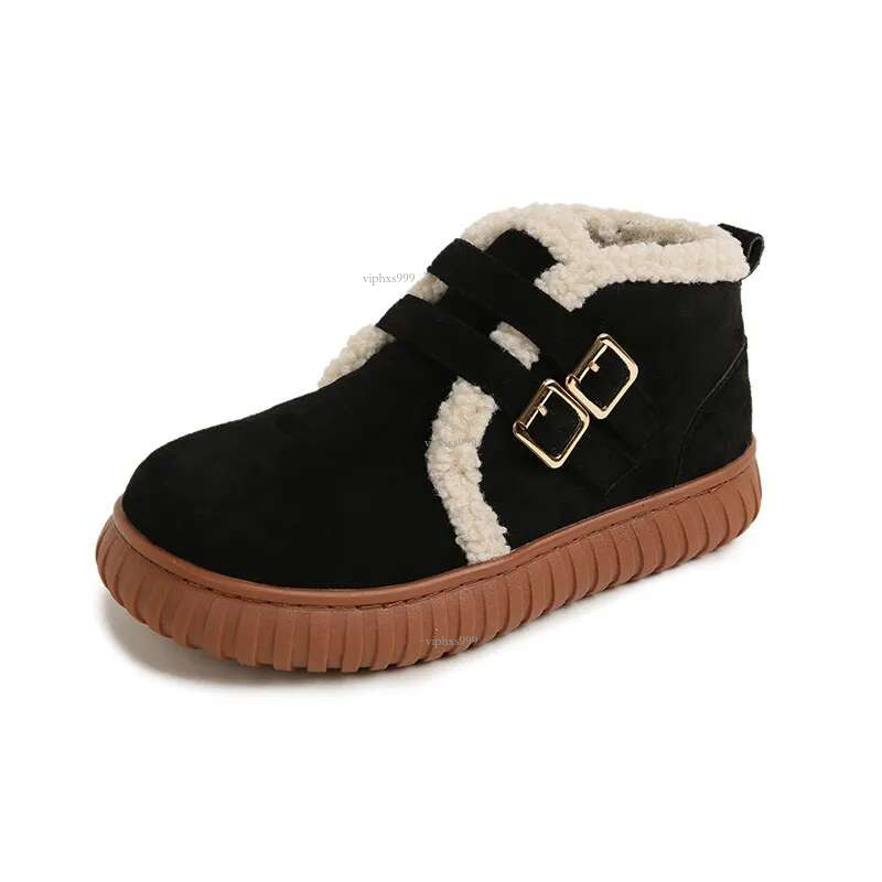 2025 Designer Outdoor Waterproof Platform Snow Boots Warm Boken Women's Shoes Multi-purpose Plus Size Wool And Cotton Shoes