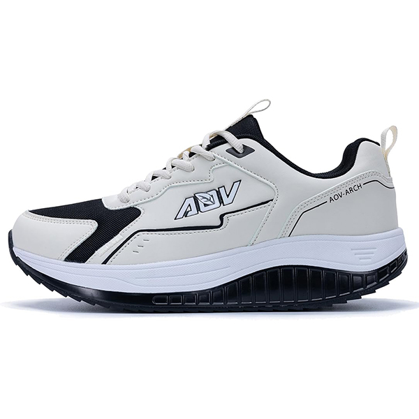 Designer Shoes High Quality Men's Walking Shoes for Plantar Fasciitis, Arch Support Athletic Tennis Sneakers Orthotic Comfortable Shoes for Stand