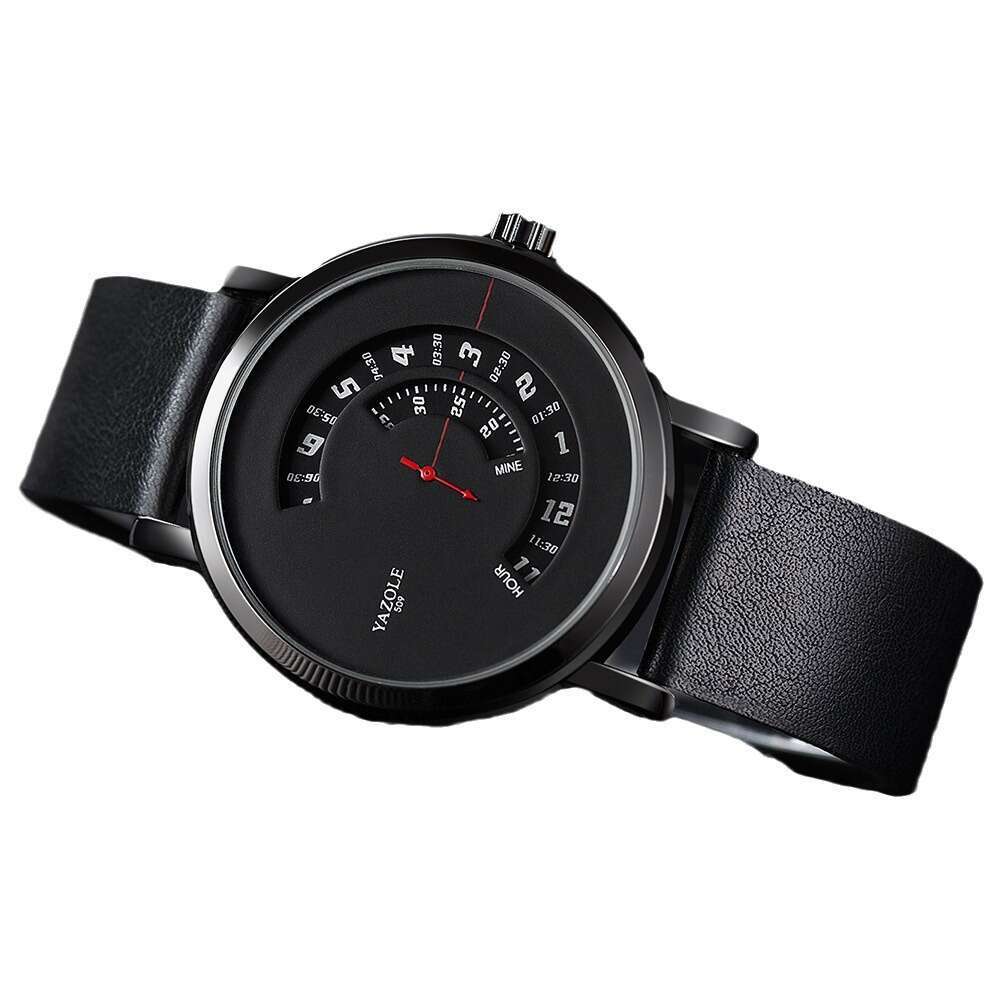 Fashion Turntable Non-Mechanical Quartz Wristwatch Yazole Men's Watch