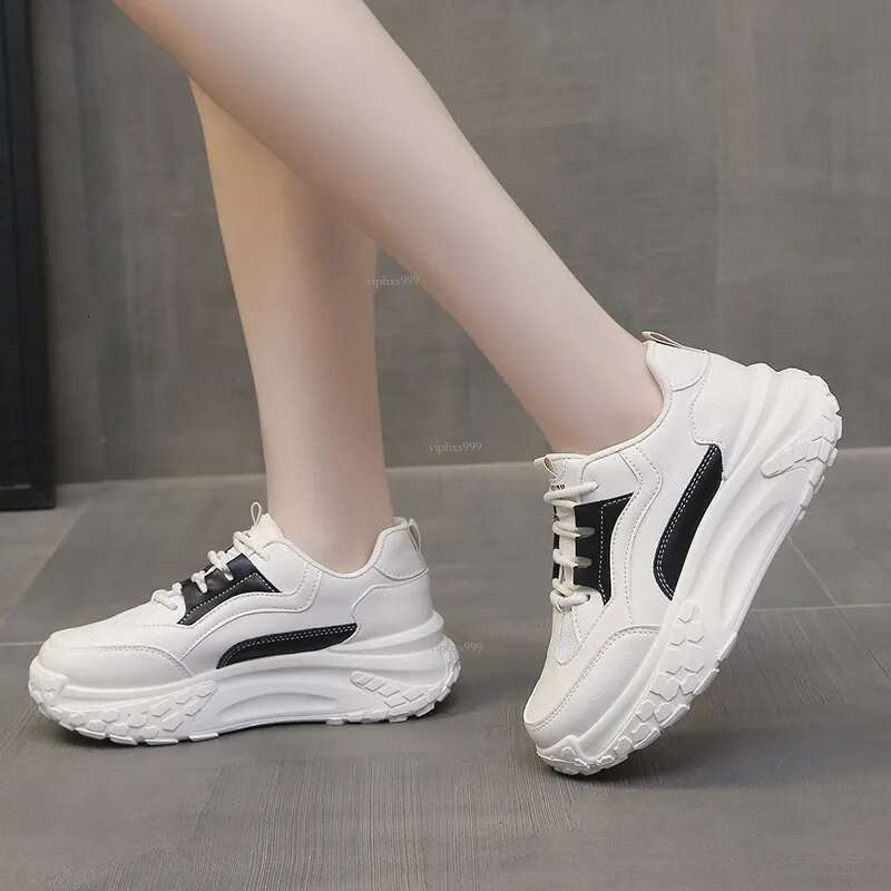 New Free Shipping Designer Shoes Thick Soled Versatile Dad 2025 Spring And Autumn Style Small Height Increase Student Casual Sports Shoes For Women