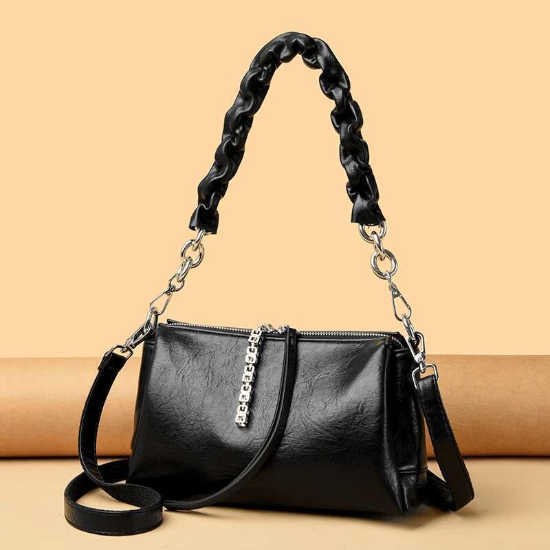 Fashion Handbag High Quality Leather Shoulder Crossbody Bag Women Messenger Bags Female Large Capacity Bags A Main
