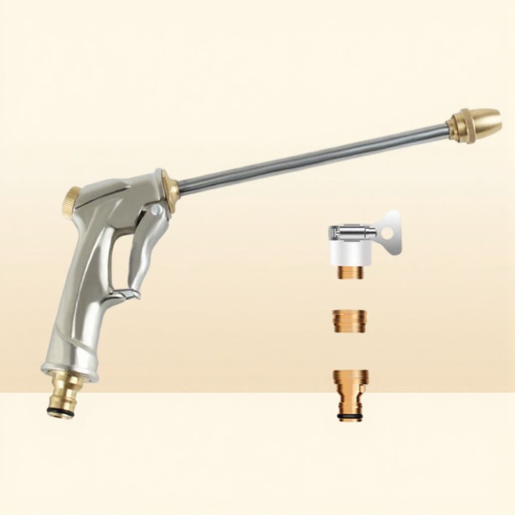 High Pressure Garden Watering Gun Car Washing Water Auto Hose Nozzle Spray Cleaning Accessories Equipments