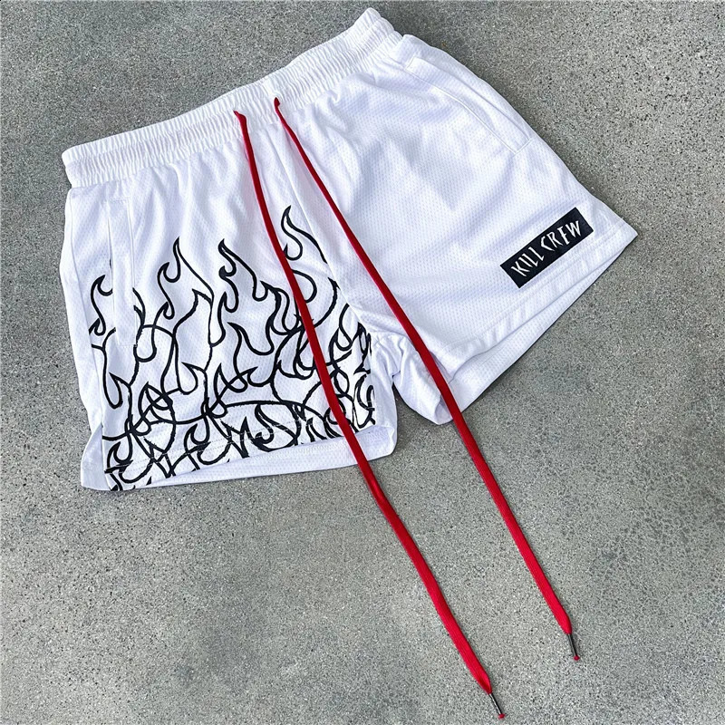 American style mens shorts summer sports and fitness gym running training fast drying breathable beach 250409Z