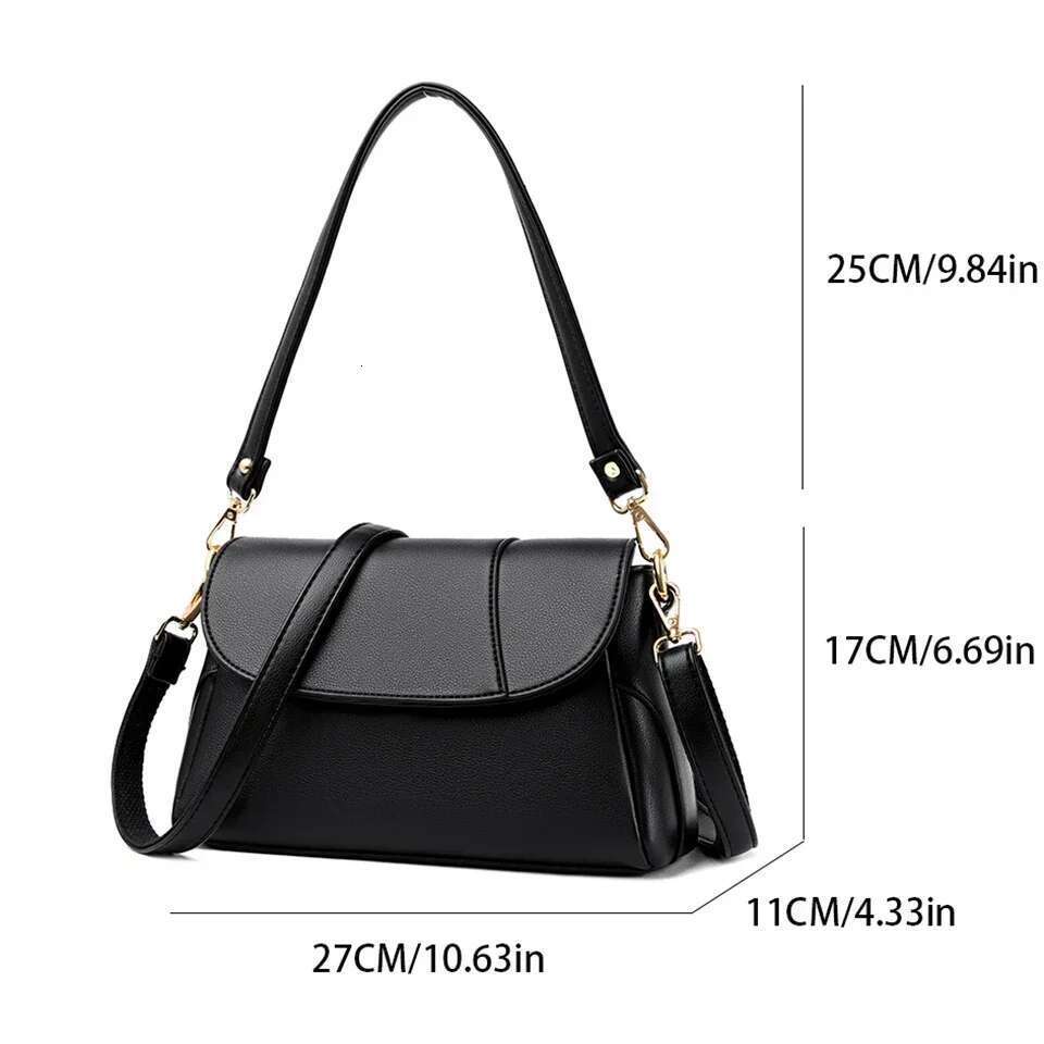 Classic Crossbody Bag Sleek And Minimalist Design Made From Durable Leather Comfortable Adjustable Strap Versatile Accessory