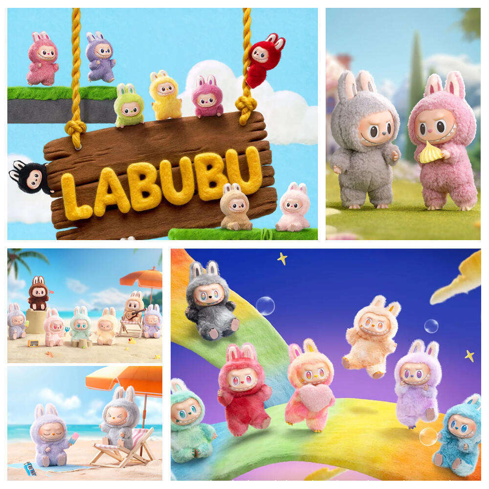 Labubu High quality plush toys BD box full series V1 V2 V3 V4 cute plush toys decorative accessories dolls Labubu blind boxes holiday gifts Christmas 