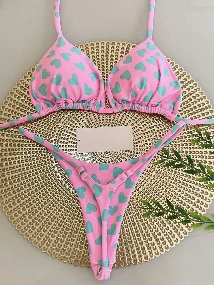 RUOTONGSEPT Swimwear Women Leopard Print Brazilian Bikini Set Sexy Thong Swimsuit Two Pieces Bathing Suit Women 2023 Beach WearW251113