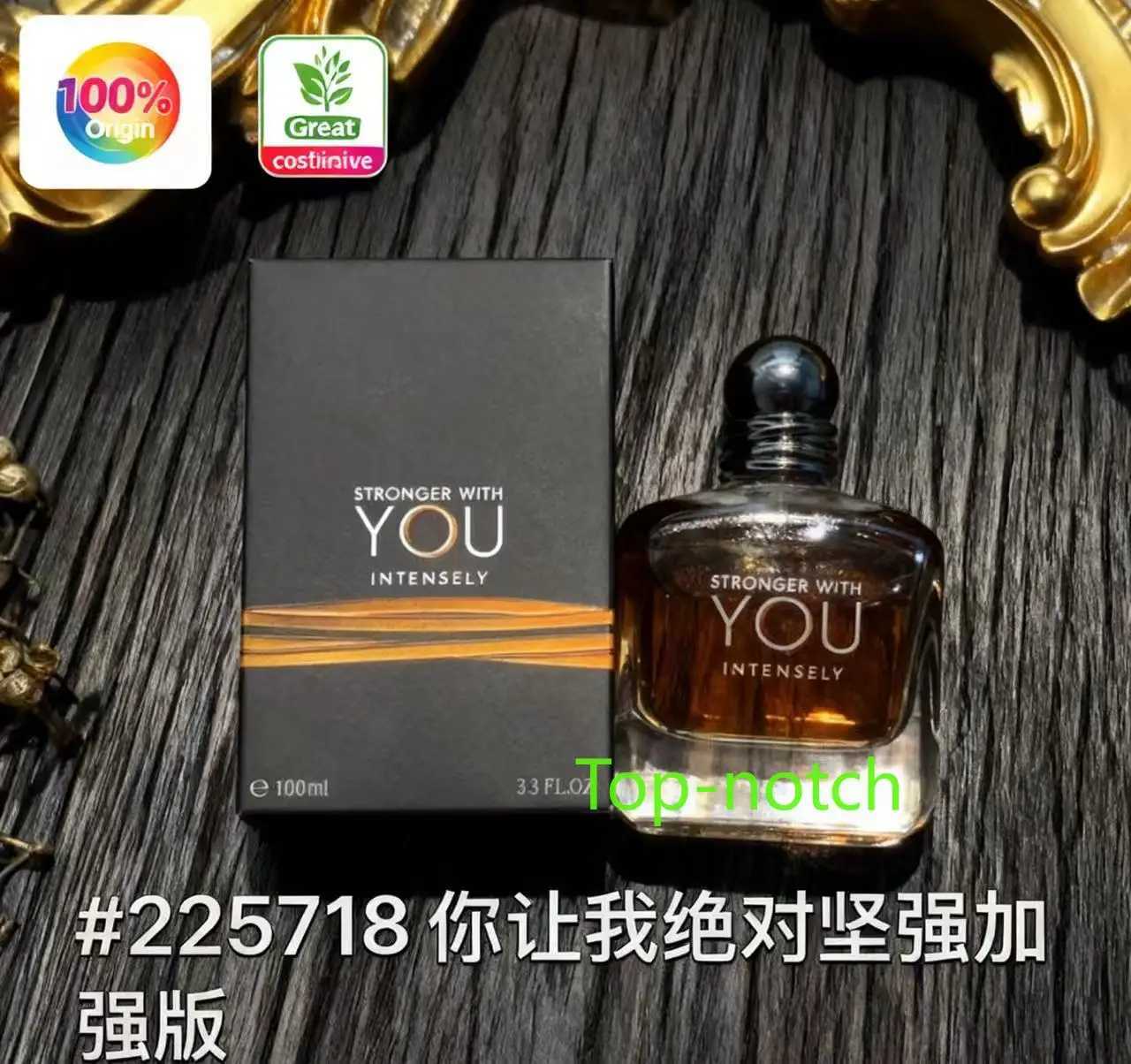 Super 100ML Luxury Perfume Famous Brands Mens Cologne Long Lasting Fragrance Stronger With You Prerfume Absoluteiy IntenseT251113