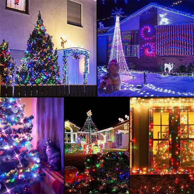 LED Outdoor Solar Lamp String Lights 100/200/300 Leds Fairy For Holiday Christmas Party Garland Garden Decor M251113